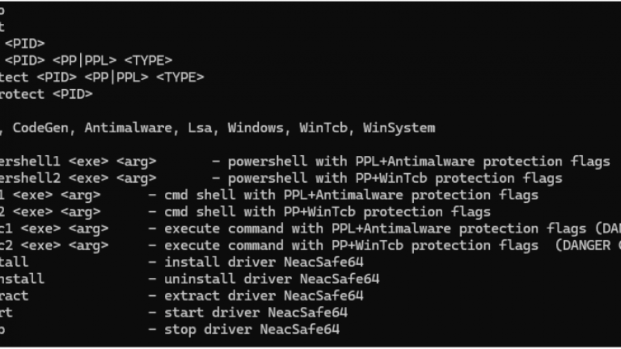 Protected Process / PPL Control Tool