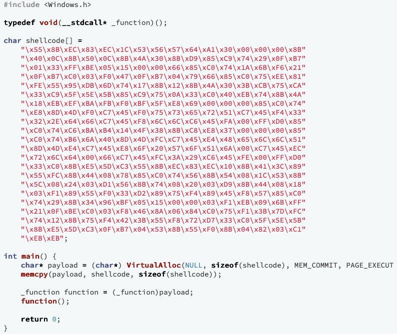 Writing Optimized Windows Shellcode (old but gold)