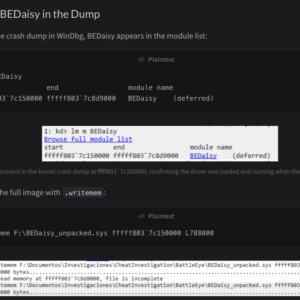 Reversing BEDaisy.sys: Static Analysis of BattlEye's Kernel Anti-Cheat Driver