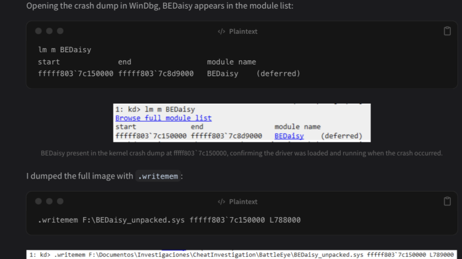 Reversing BEDaisy.sys: Static Analysis of BattlEye's Kernel Anti-Cheat Driver