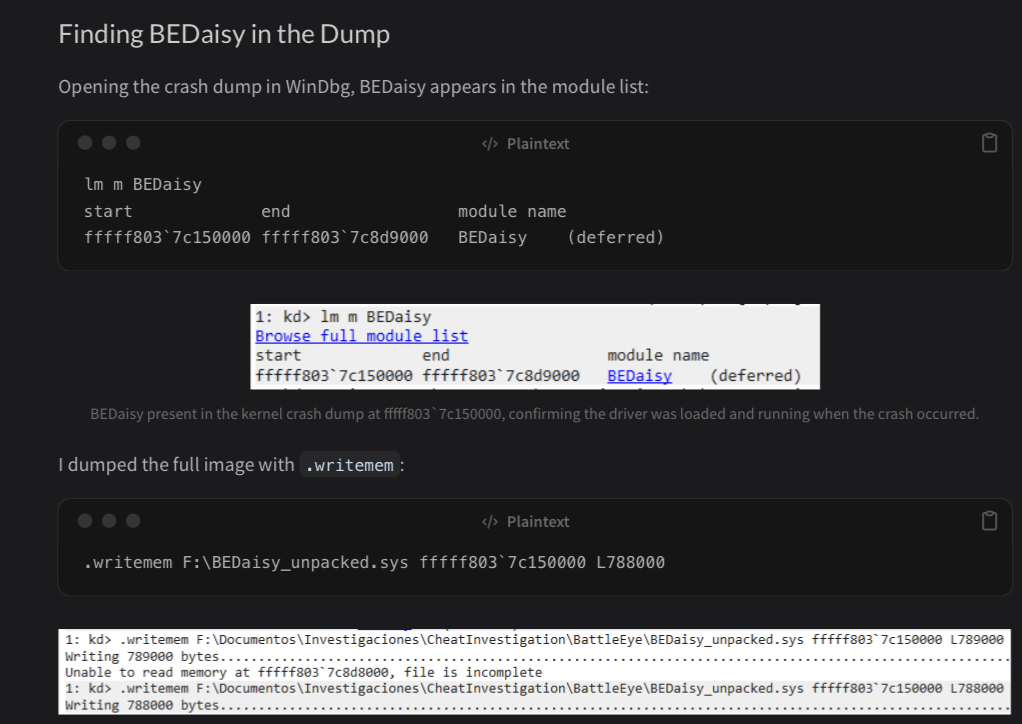 Reversing BEDaisy.sys: Static Analysis of BattlEye’s Kernel Anti-Cheat Driver