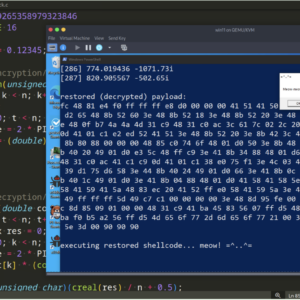 Malware and cryptography 44 - encrypt/decrypt payload via Discrete Fourier Transform. Simple C example.