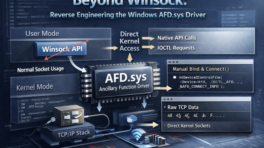 Peeling Back the Socket Layer: Reverse Engineering Windows AFD.sys