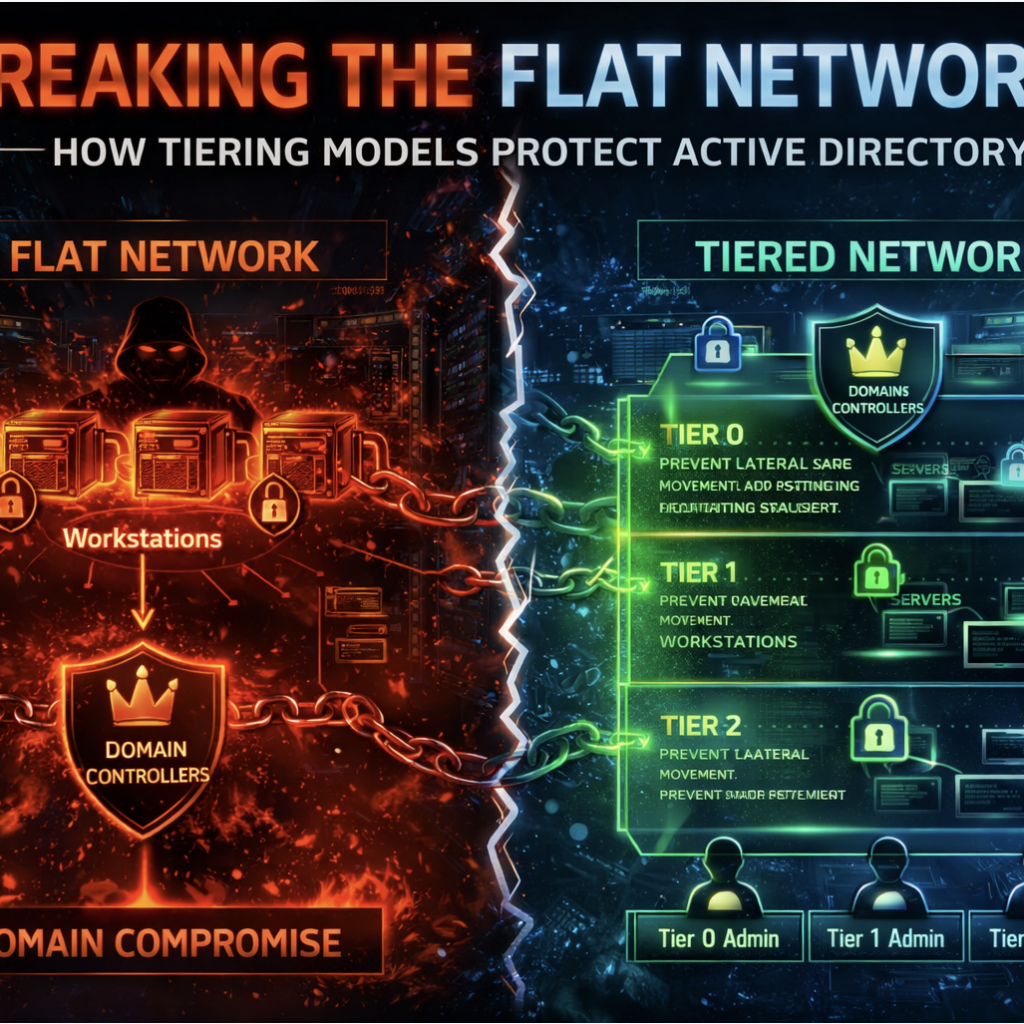 Breaking the Flat Network: How Tiering Models Protect Active Directory