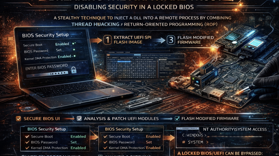 Breaking the Firmware Trust: Disabling Security in a Locked BIOS