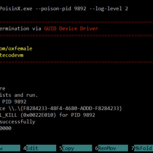 PoisonX: Terminating Protected Windows Processes via BYOVD