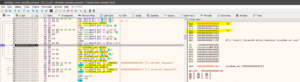 cmp instruction at address 0x4015E2 inside CheckPass comparing XORed buffer to PArray