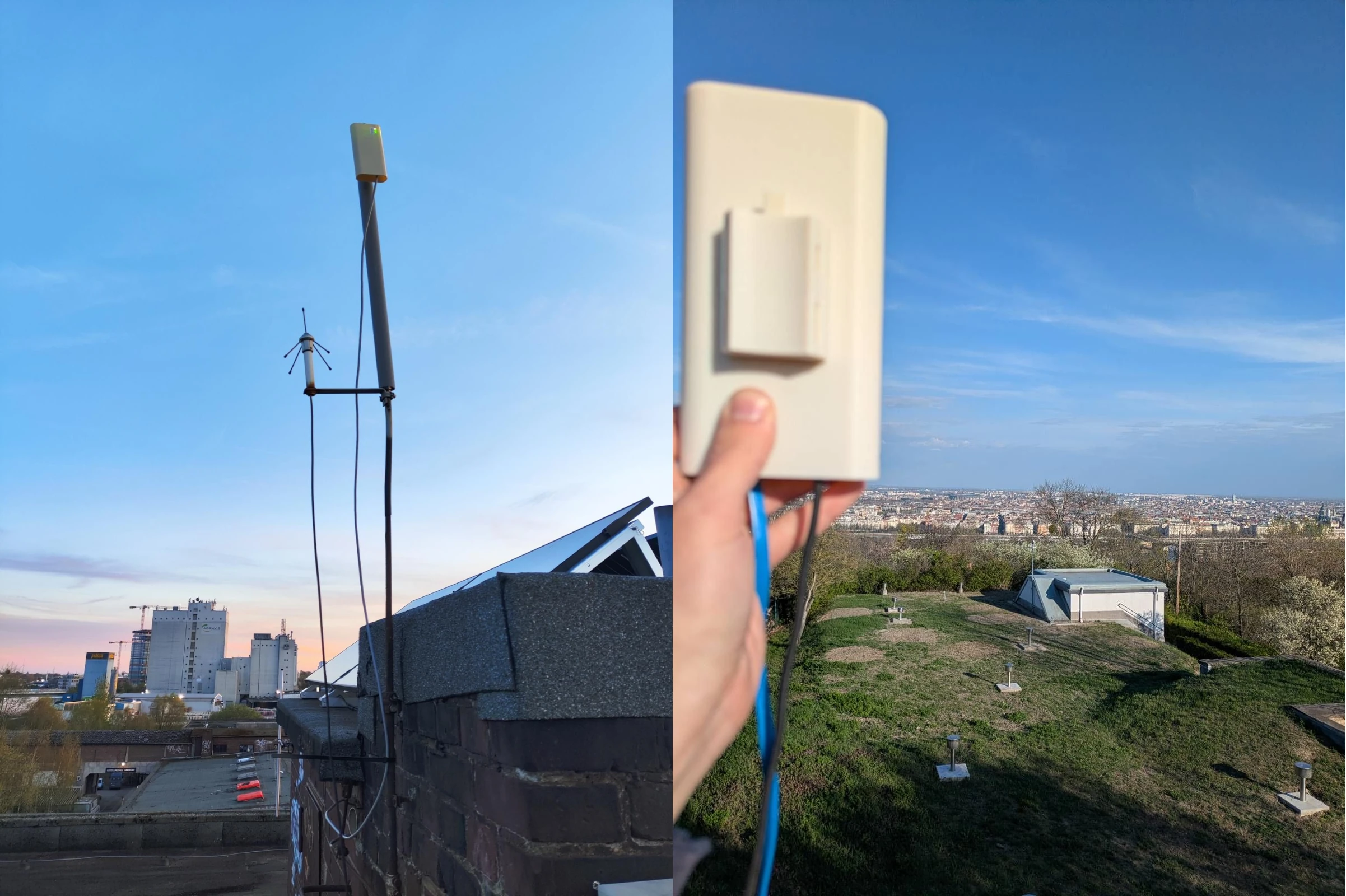 3D-printed enclosure and pole mount for the OpenTrafficMap ESP32-C5 receiver