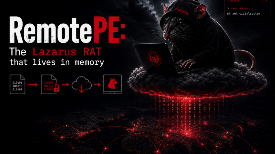 RemotePE Lazarus in-memory RAT title banner from the Fox-IT writeup