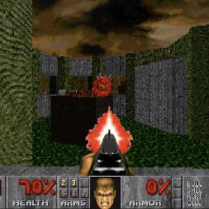 Doom II running on the z386 FPGA core