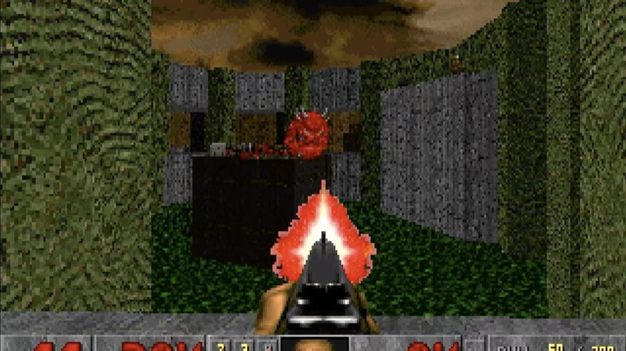 Doom II running on the z386 FPGA core