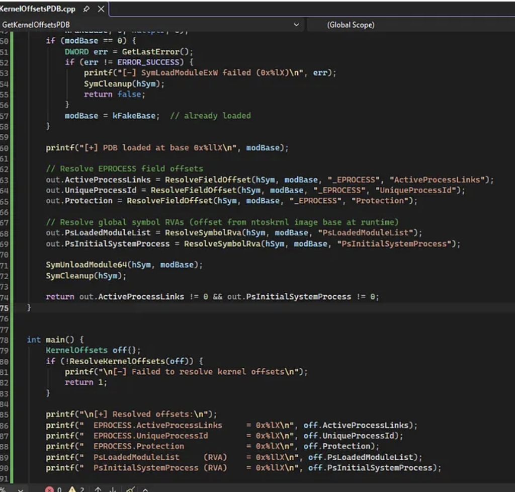 No More Hardcoded Kernel Offsets: Turning Microsoft PDB Symbols into a Runtime BYOVD Superpower