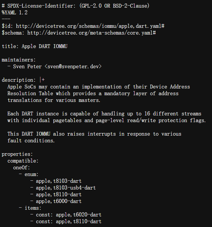 Device tree DART node localization in an iBoot debug environment