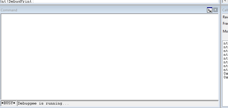 Animated WinDbg log output showing the SwapContext hook switching CR3 to the cloned PML4 for whitelisted threads