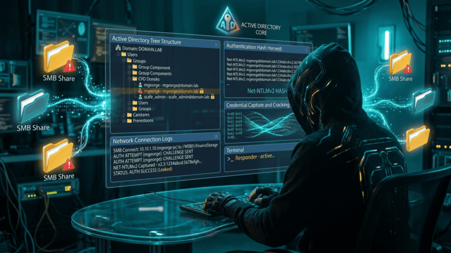 Weaponizing Writable SMB Shares to Steal Domain Credentials