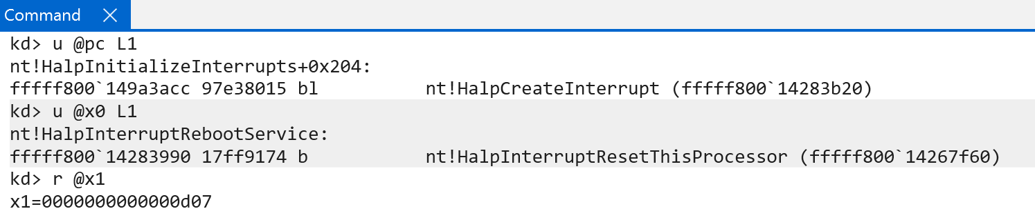 KINTERRUPT object creation and initialization