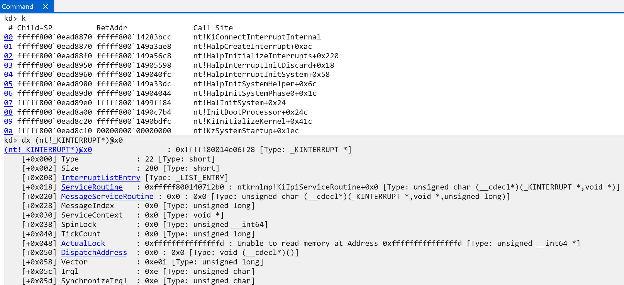 IPI interrupt vector computation