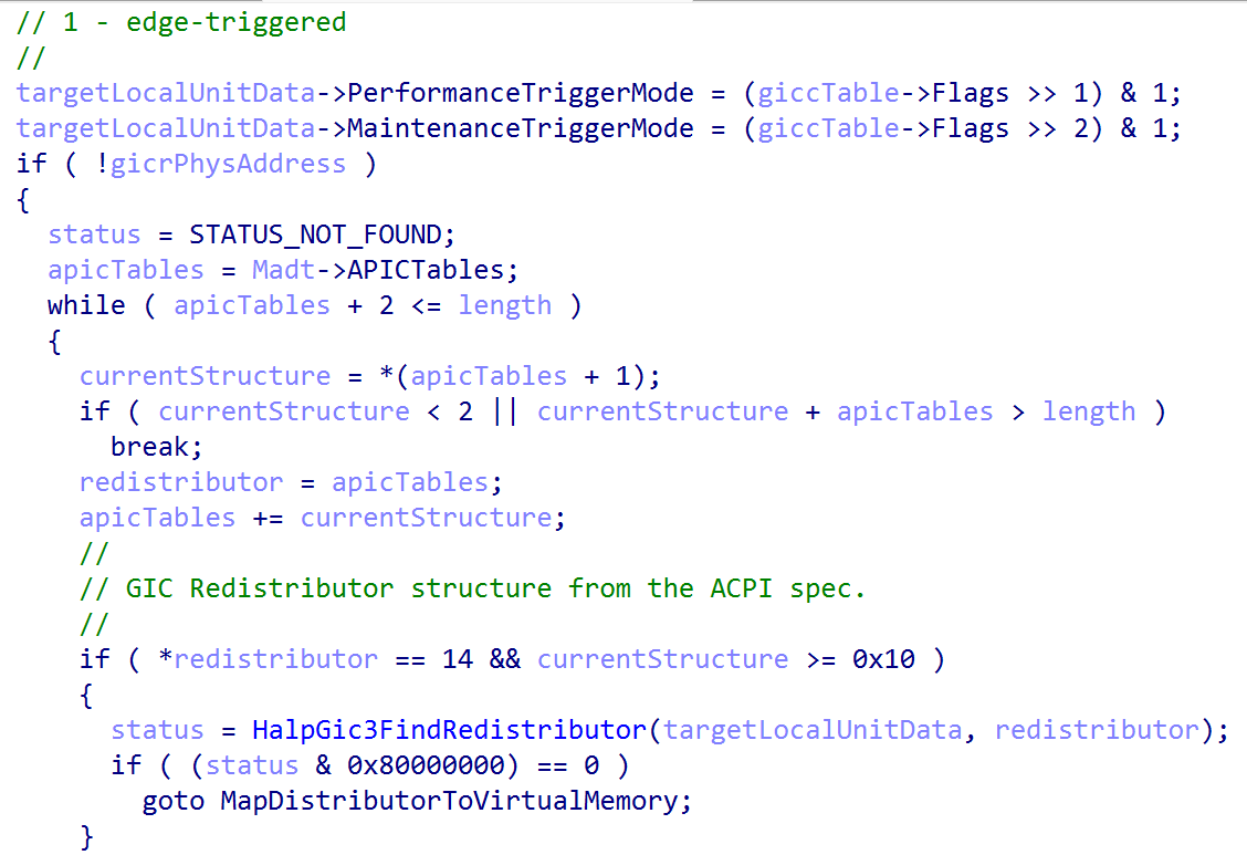 Multiprocessor Affinity Register processing