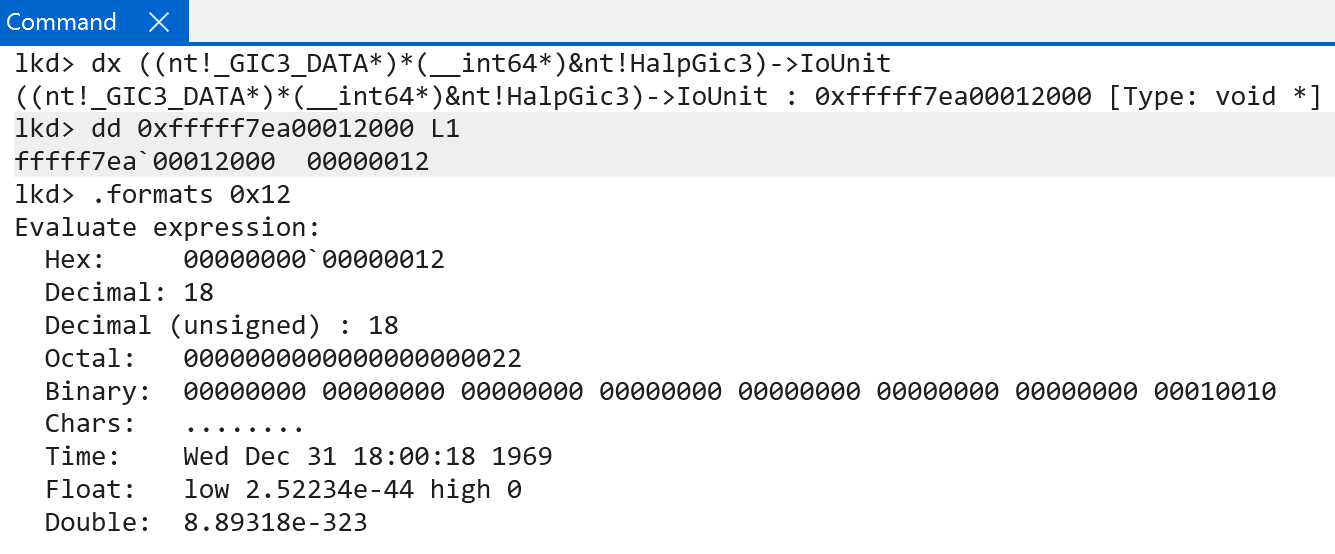 ICC_IGRPEN1_EL1 group configuration