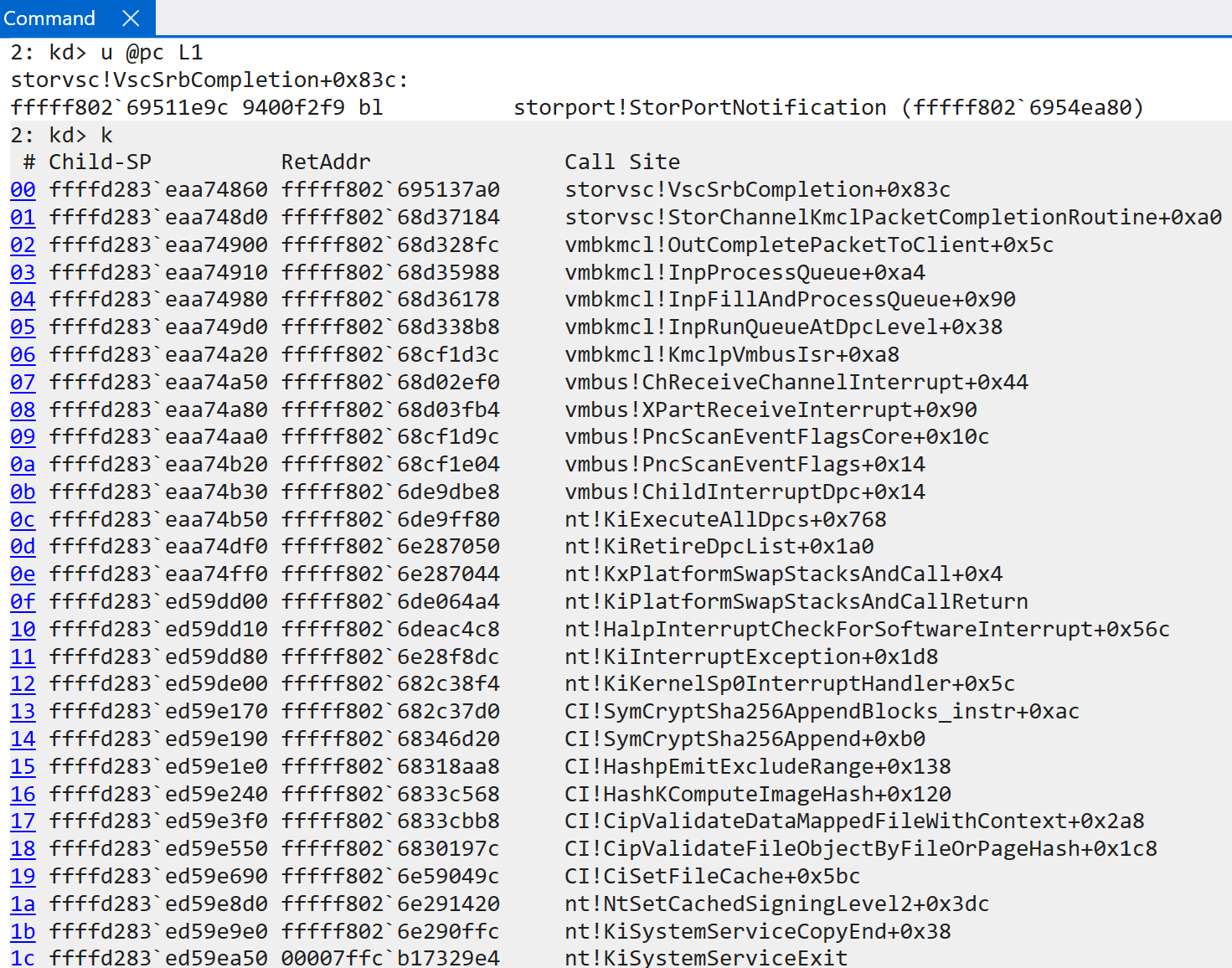Synthetic interrupt and Hyper-V message routing