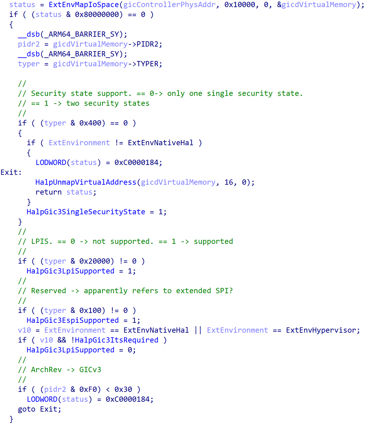 GIC distributor validation code