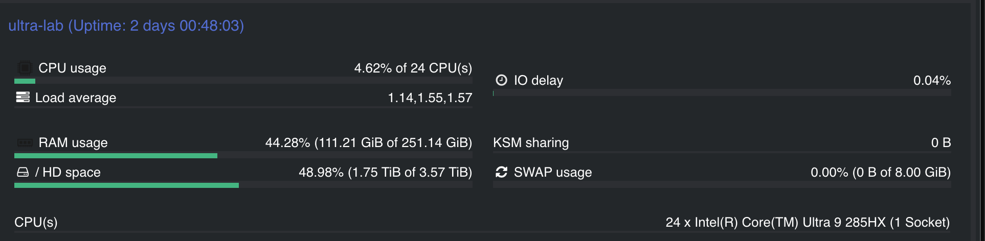 Proxmox homelab host specs for autonomous vulnerability hunt range