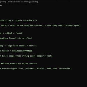 JSC Exploitation Primitives Part 1: From One OOB to Cage-Free Arbitrary R/W