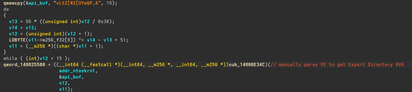 Resolving ntoskrnl.exe and building a private IAT