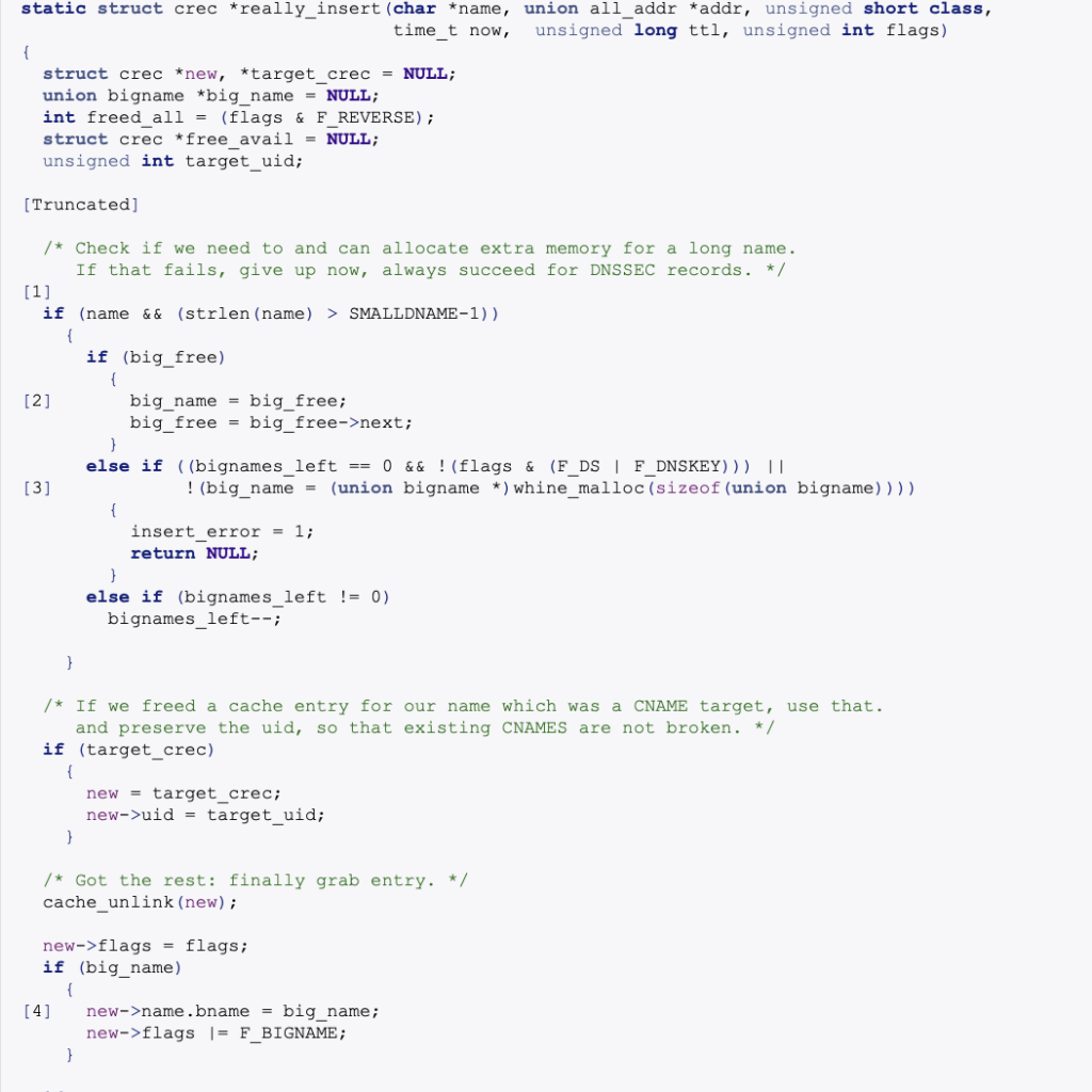 Dnsmasq DNS Remote Heap Buffer Overflow (CVE-2026-2291)