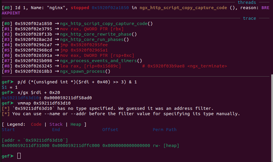PoolSlip args-inflation over-read leaking heap memory from nginx