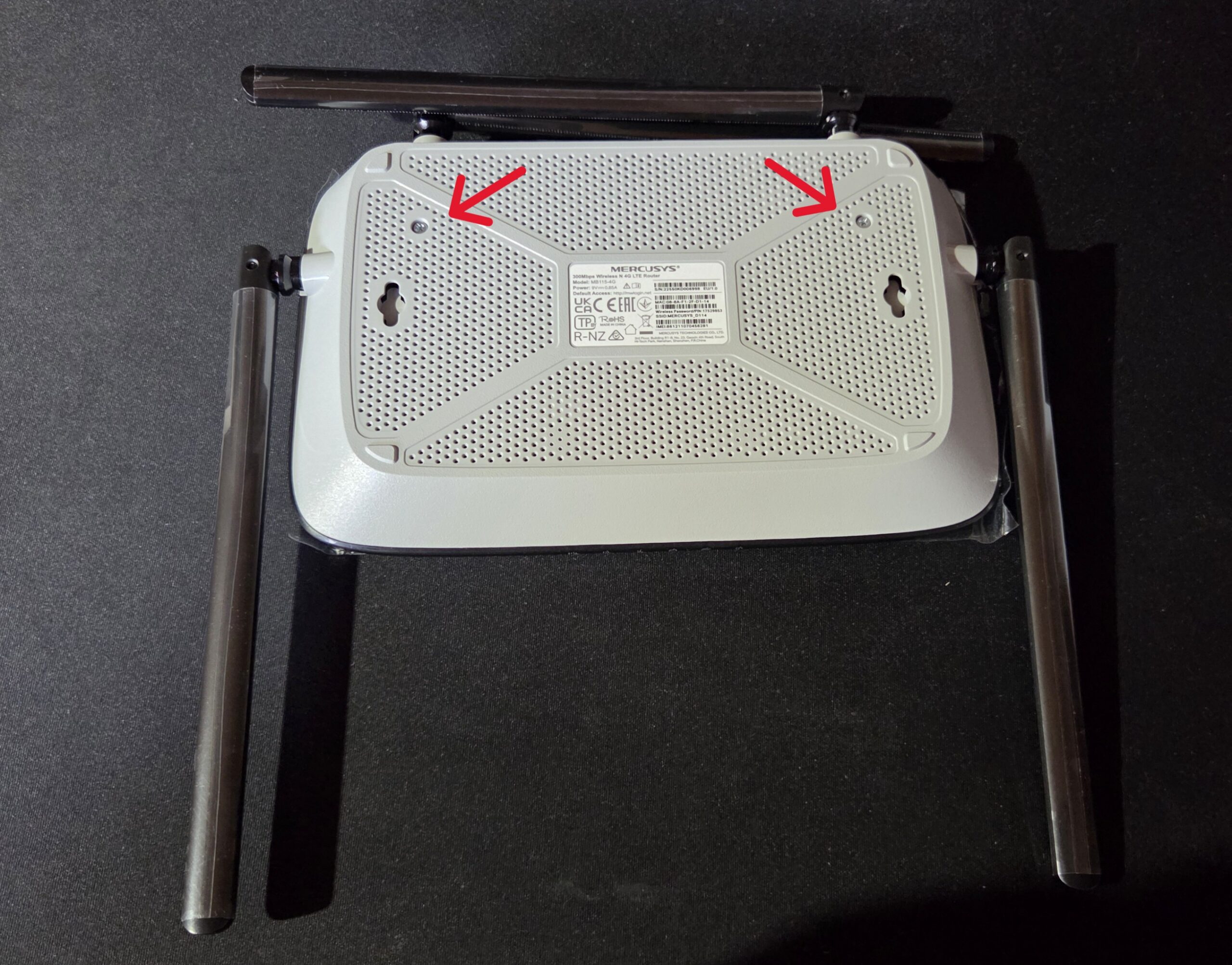 Router back view