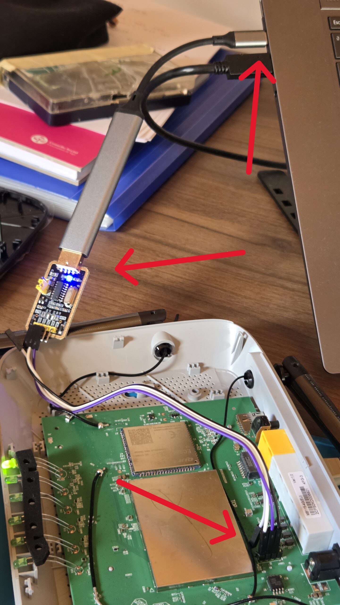 TTL-to-USB adapter