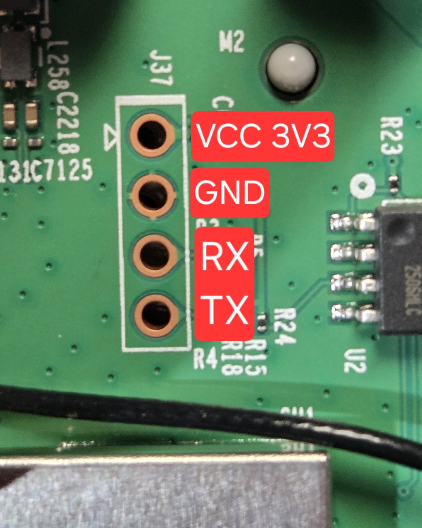 UART pinout identification