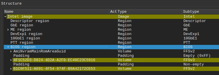 UEFITool after the splice