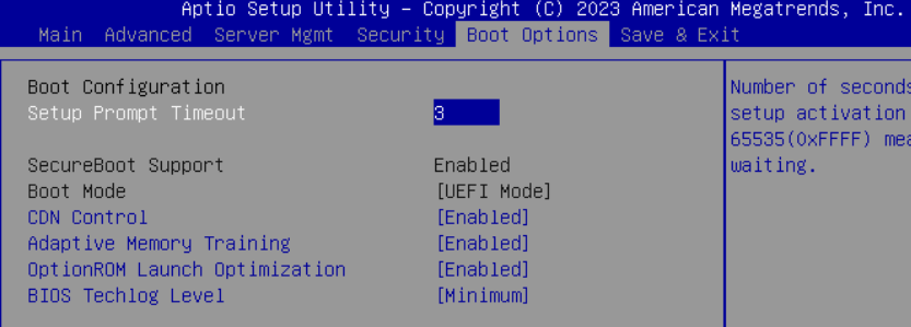 Disable Secure Boot greyed out