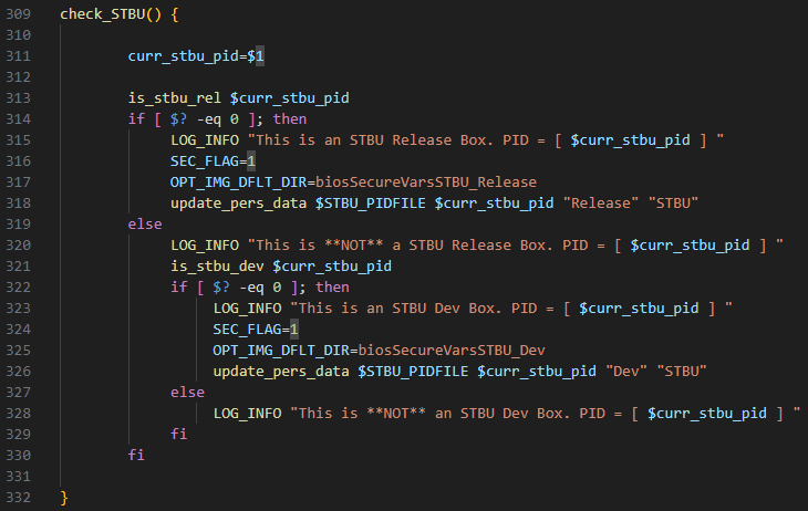 is_stbu_rel regex selecting a profile