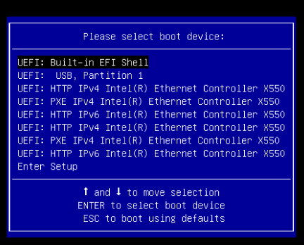 Additional NIC boot devices after the key swap
