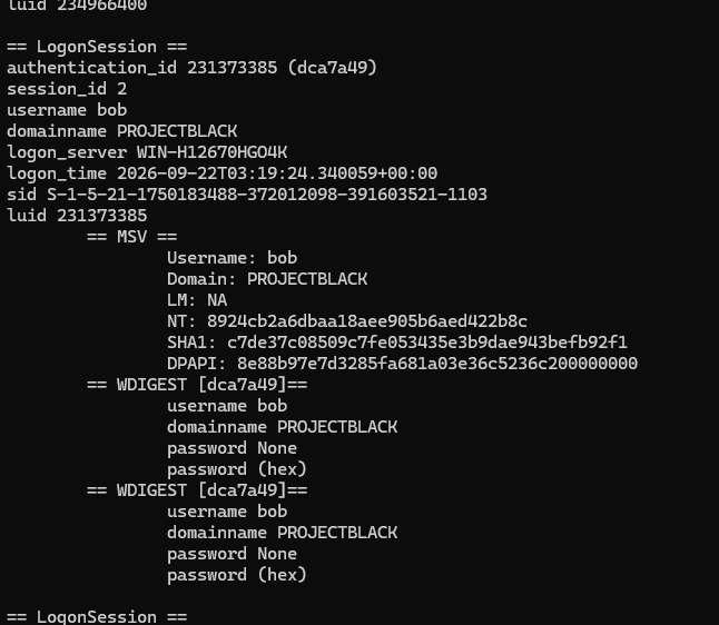EDR detecting the DeepSeek-generated executable