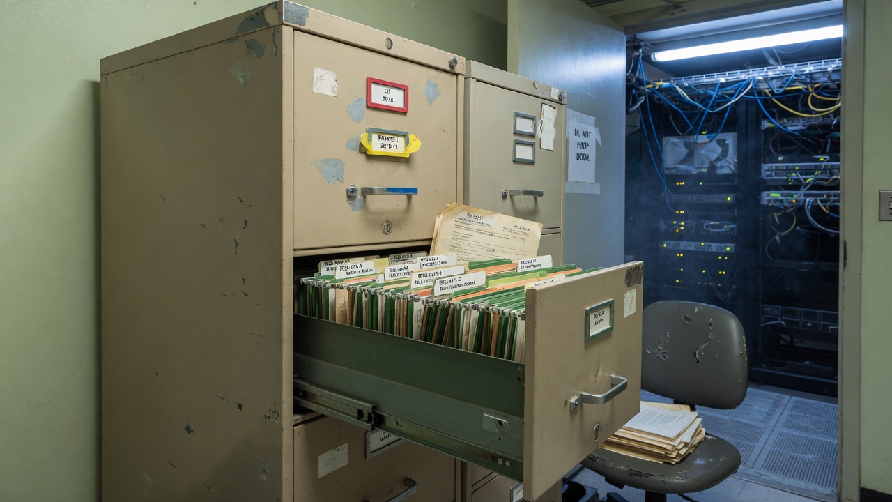 Filing cabinet of AutoLogger registry folders