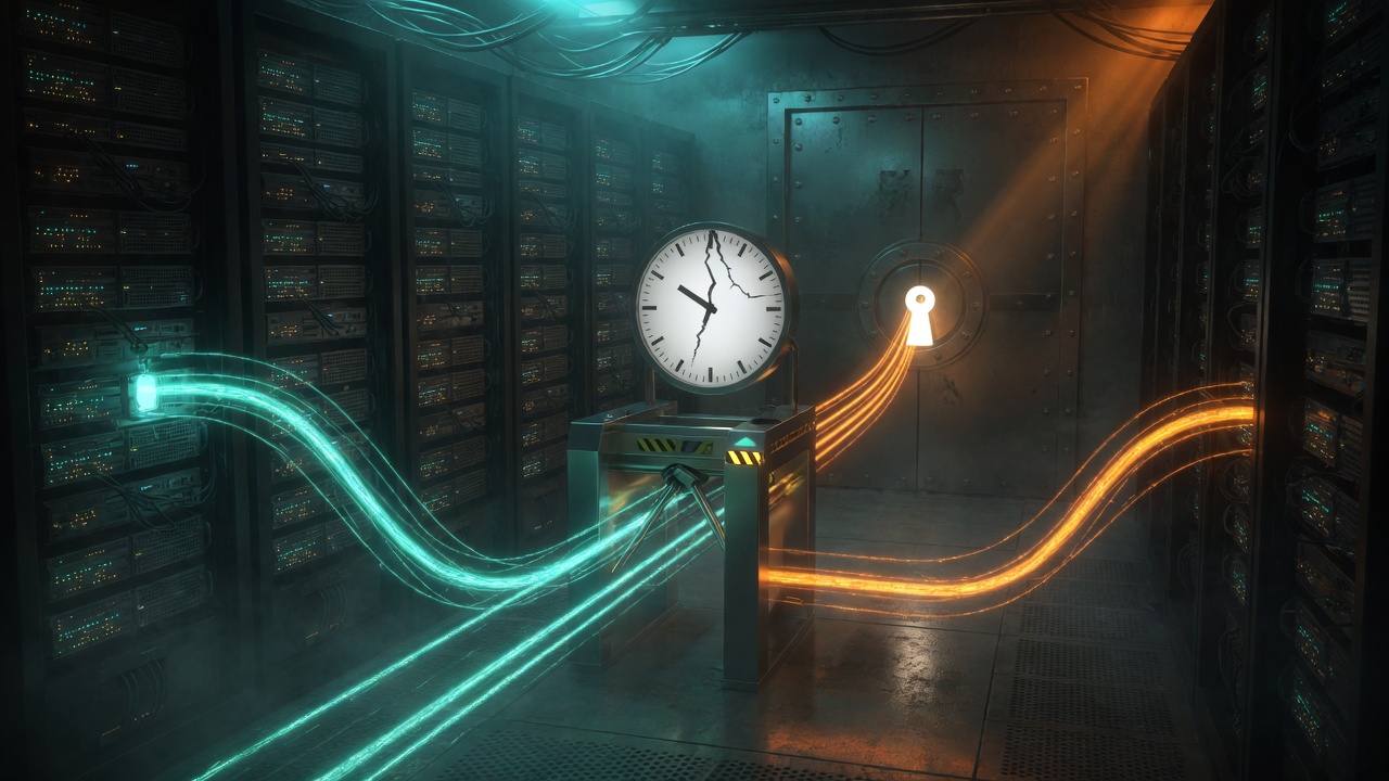 Two kernel threads racing a lock with a checkpoint clock between them