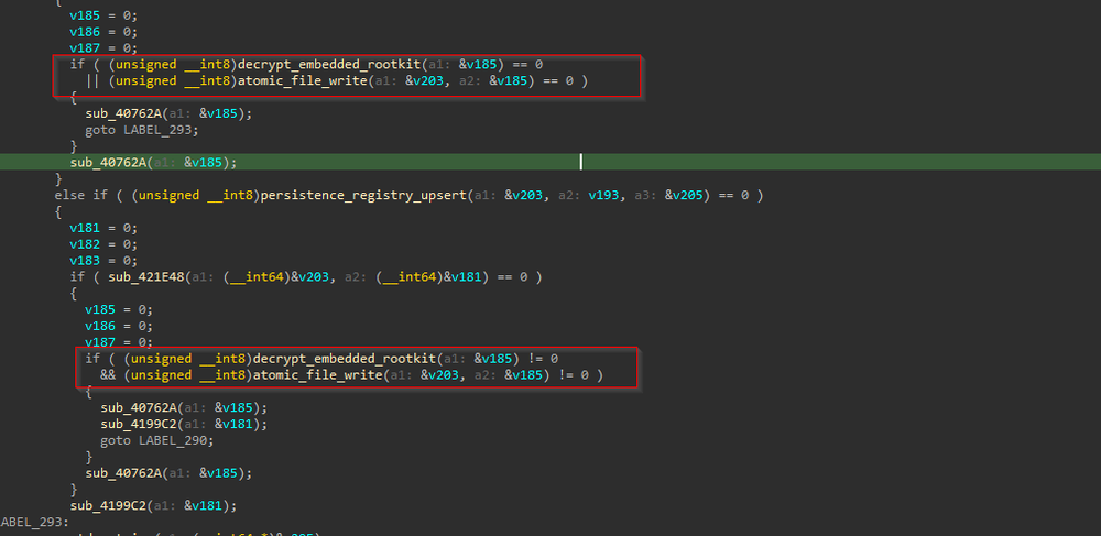 JITTERLY decrypting embedded SIXZUT