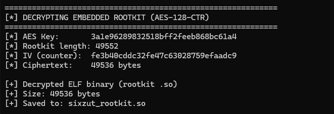 SIXZUT decrypt continued