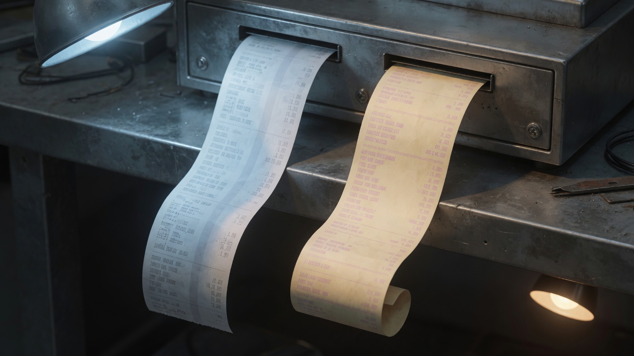 Two receipt tapes as a metaphor for the CET shadow stack